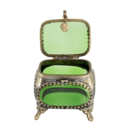 Laila Treasure Box Medium Emerald Green / Doing Goods