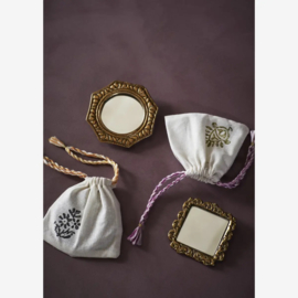 Hand Mirror W/ Cotton Bag / Madam Stoltz (1pc)