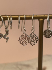 Boho Earrings Sterling Silver Oorbellen