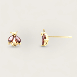 Ladybird Gold Vermeil Ear Studs