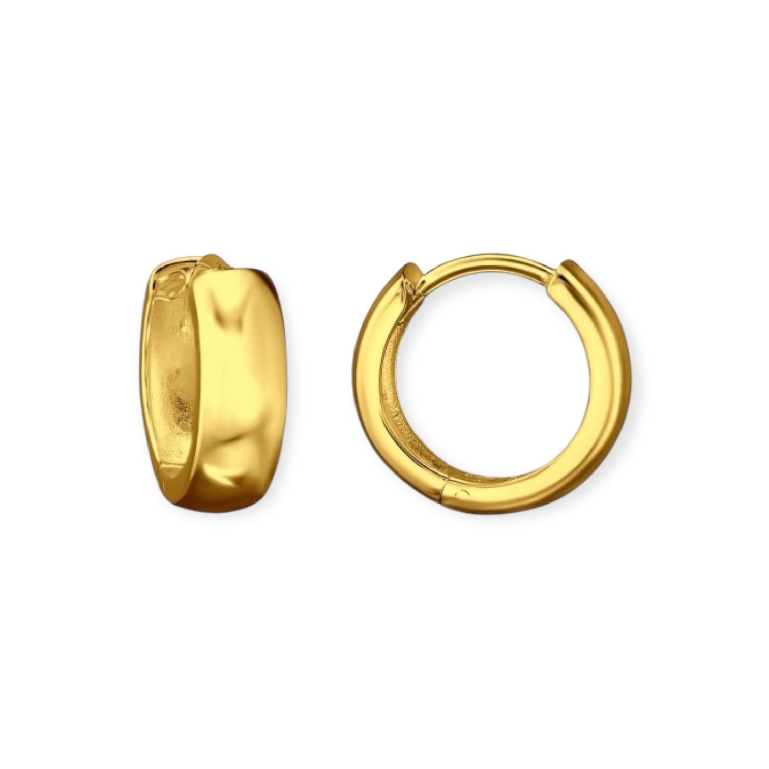 Chubby Hoops Gold Vermeil