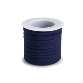 Elastisch Band DIY Basic - 6 mm Donker Blauw (1 Mtr)
