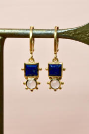 Celestial Nightfall Oorbellen - Gold Plated