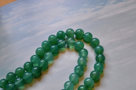 Groen Agaat 8 mm Kralen