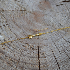 Gold Vermeil Arrow Bracelet / Armband