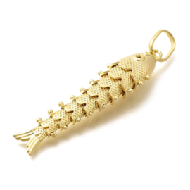 Vis Groot Bedel - Gold Plated