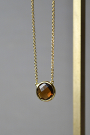 Rookkwarts Zane Ketting - Gold Vermeil