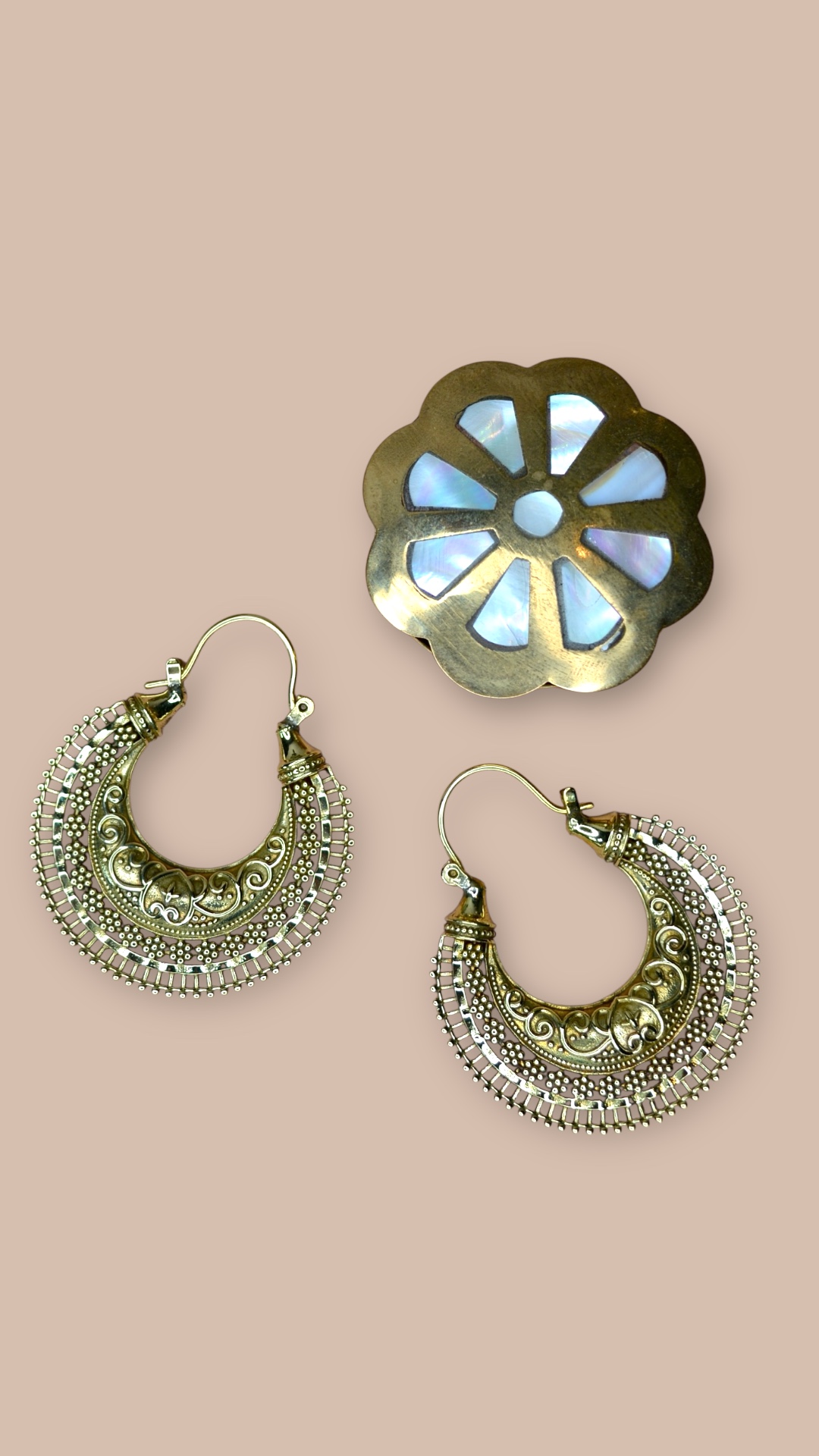 Hippie Hoops Brass