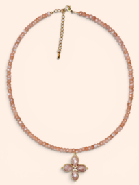 Zonnesteen Ladakhi Ketting - Gold Plated