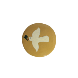 Klein Doosje Geel Met Witte Duif / ATLITW