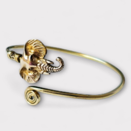 Tribal Ganesha Bangle Brass