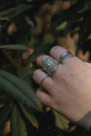 Dotted Ring Sterling Silver