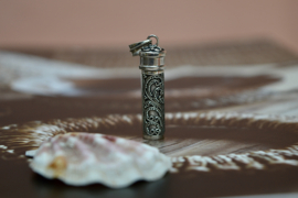 Bali Secret Prayer Box Hanger- Sterling Zilver