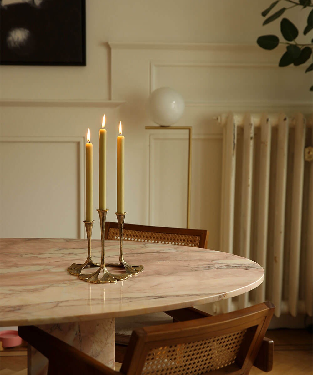 Gaya Ginko Triple Candle Holder / Doing Goods