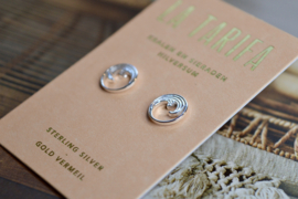 Wave Studs Sterling Silver