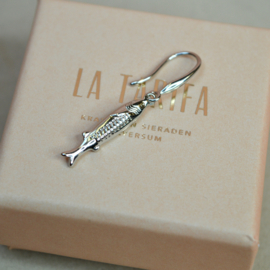 La Sardina Single Earring  - Silver Plated
