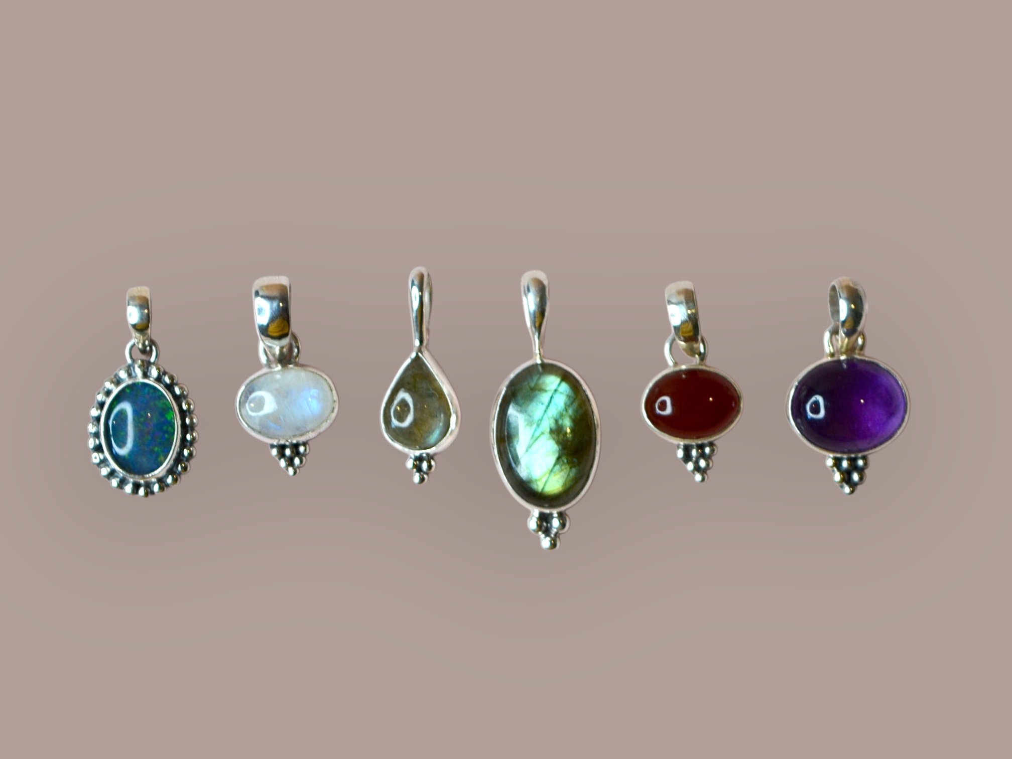Labradorite Sangeh Pendant Sterling Silver