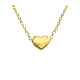 Gold Vermeil Heart Necklace