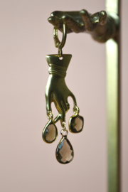 Hand of Fortune Rookkwarts Oorbel / La Tarifa