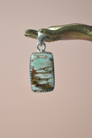 Sonora Bergturkoois Hanger - Sterling Zilver