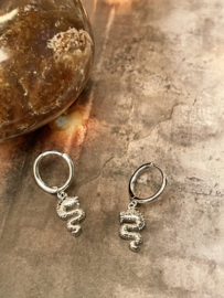 Dragon Hoops Sterling Silver