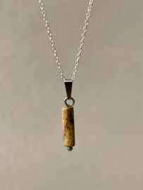 Jasper Tube Pendant