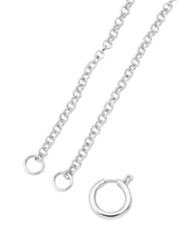 Basis Ketting met Veersluiting - Silver Plated