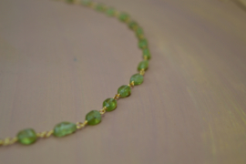 Sarita Peridot Necklace Gold Plated