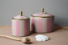 Pink Striped Treasure Box Small