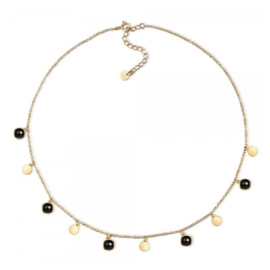 Black Onyx Gold Vermeil Necklace