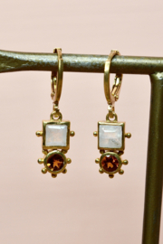 Celestial Dawn Oorbellen - Gold Plated