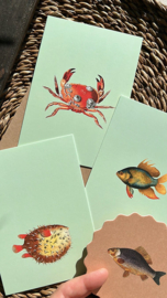 Ansichtkaart 'Goldfish'