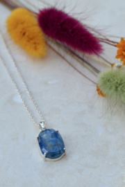 Kyanite Necklace Sterling Silver