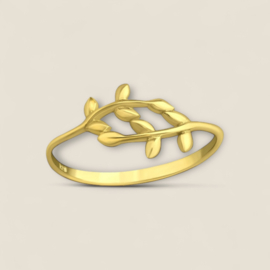 Branches Ring Gold Vermeil