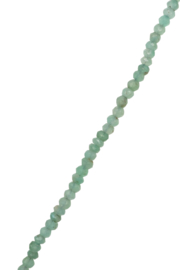 Chrysopraas 4 x 3 mm Facet Kralen