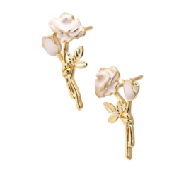 Pink Rose Gold Plated Earstuds