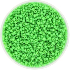 Miyuki Delica 2 mm Duracoat dyed Fiji Green DB-2126