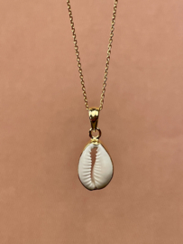 Cowrie Shell Pendant Gold Vermeil 