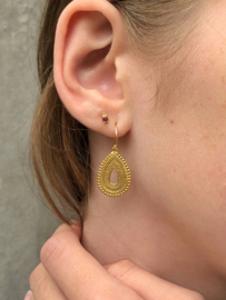 Bohemian Drop Gold Vermeil Earrings / Muja Juma