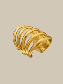 Palm Ear Cuff - Gold Plated