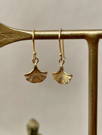 Ginkgo Earrings Gold Vermeil Oorbellen