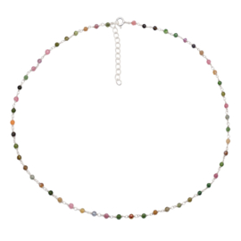 Tourmaline Harmonic Necklace Sterling Silver