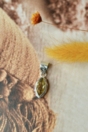 Cinta Soul Citrien Hanger - Sterling Zilver