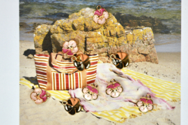 Roze Viooltje Bedel - Gold Plated