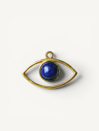 Lapis Lazuli Oog Bedel - Brass