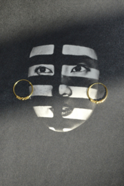 Bali Hoops 18 mm Gold Vermeil