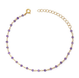 Amethyst Harmonic Bracelet Gold Vermeil
