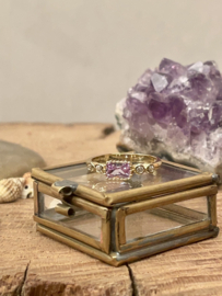 Amethyst Multi Stone Ring Gold Vermeil