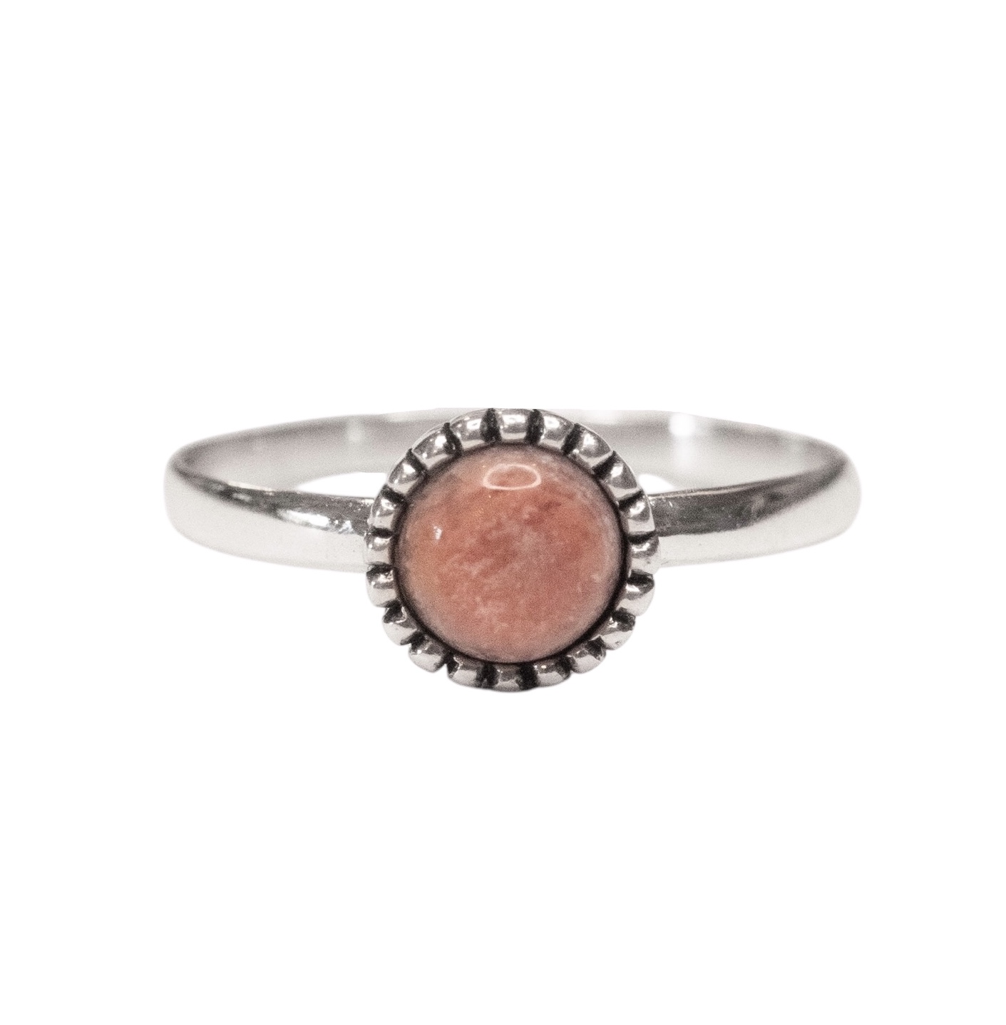 Rhodonite Ring Sterling Silver