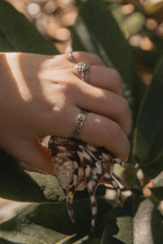 Celtic Floral Bali Ring Sterling Silver